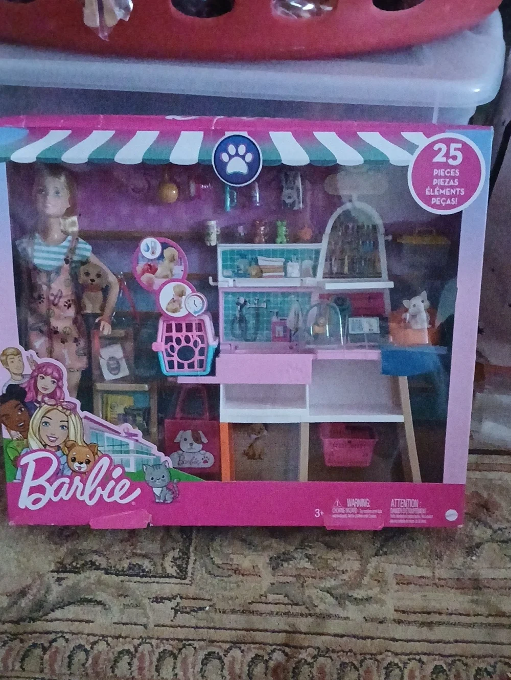 Barbie Pet Clinic Playset – Pink Kids Toy